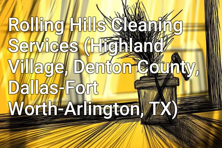 Rolling Hills Cleaning Services (Highland Village, Denton County, Dallas-Fort Worth-Arlington, TX)