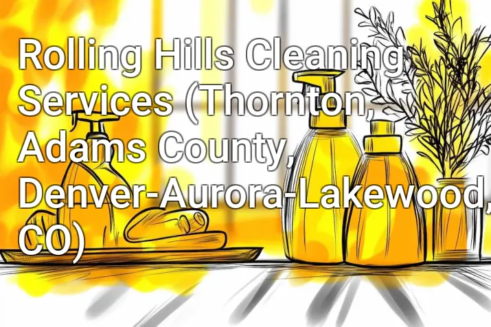 Rolling Hills Cleaning Services (Thornton, Adams County, Denver-Aurora-Lakewood, CO)