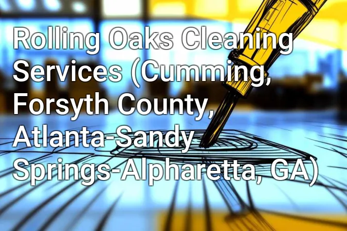 Rolling Oaks Cleaning Services (Cumming, Forsyth County, Atlanta-Sandy Springs-Alpharetta, GA)