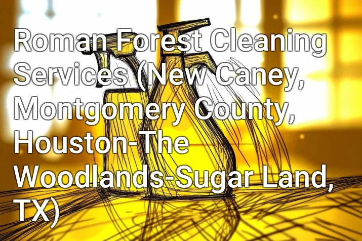 Roman Forest Cleaning Services (New Caney, Montgomery County, Houston-The Woodlands-Sugar Land, TX)