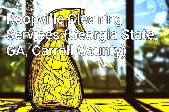 Roopville Cleaning Services (Georgia State, GA, Carroll County)