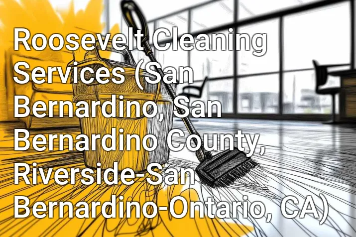 Roosevelt Cleaning Services (San Bernardino, San Bernardino County, Riverside-San Bernardino-Ontario, CA)