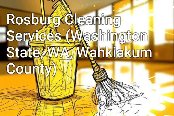 Rosburg Cleaning Services (Washington State, WA, Wahkiakum County)