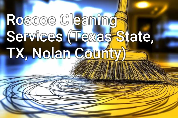 Roscoe Cleaning Services (Texas State, TX, Nolan County)
