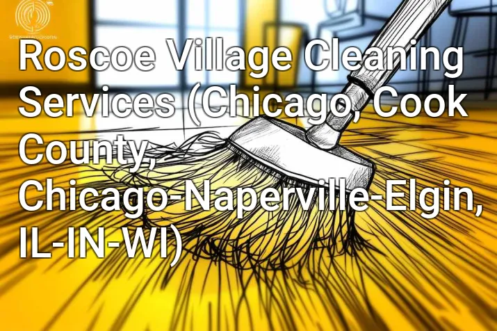 Roscoe Village Cleaning Services (Chicago, Cook County, Chicago-Naperville-Elgin, IL-IN-WI)