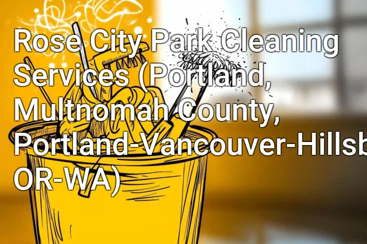 Rose City Park Cleaning Services (Portland, Multnomah County, Portland-Vancouver-Hillsboro, OR-WA)