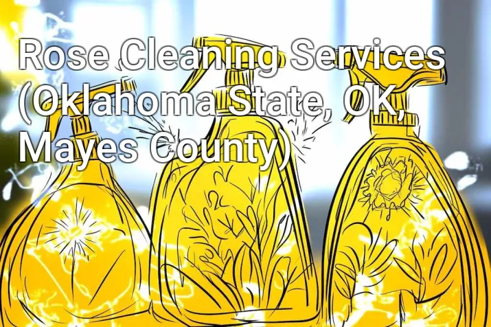 Rose Cleaning Services (Oklahoma State, OK, Mayes County)