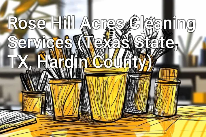 Rose Hill Acres Cleaning Services (Texas State, TX, Hardin County)