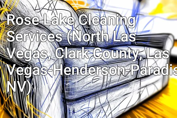 Rose Lake Cleaning Services (North Las Vegas, Clark County, Las Vegas-Henderson-Paradise, NV)