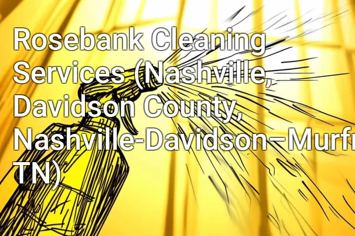 Rosebank Cleaning Services (Nashville, Davidson County, Nashville-Davidson–Murfreesboro–Franklin, TN)