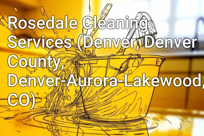 Rosedale Cleaning Services (Denver, Denver County, Denver-Aurora-Lakewood, CO)