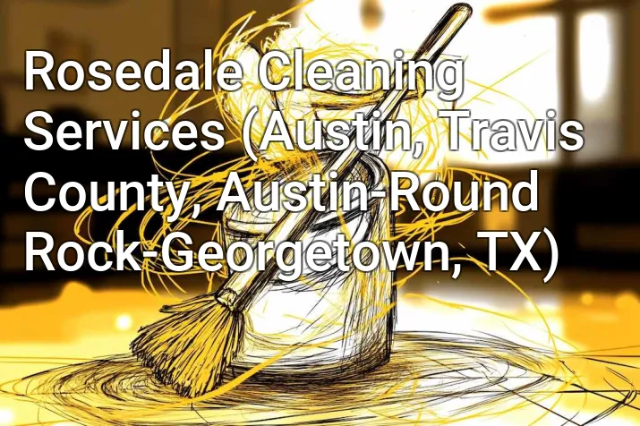 Rosedale Cleaning Services (Austin, Travis County, Austin-Round Rock-Georgetown, TX)