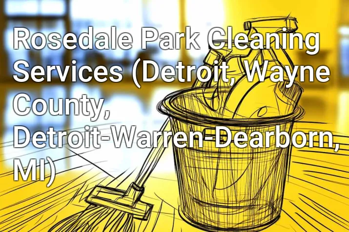 Rosedale Park Cleaning Services (Detroit, Wayne County, Detroit-Warren-Dearborn, MI)