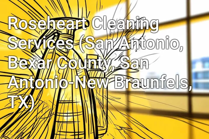 Roseheart Cleaning Services (San Antonio, Bexar County, San Antonio-New Braunfels, TX)