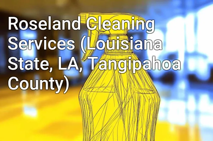 Roseland Cleaning Services (Louisiana State, LA, Tangipahoa County)