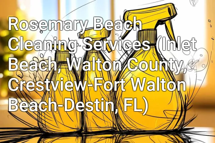 Rosemary Beach Cleaning Services (Inlet Beach, Walton County, Crestview-Fort Walton Beach-Destin, FL)