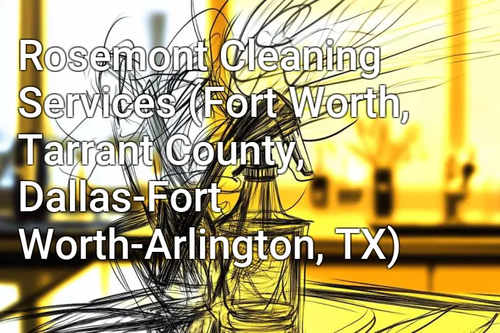 Rosemont Cleaning Services (Fort Worth, Tarrant County, Dallas-Fort Worth-Arlington, TX)
