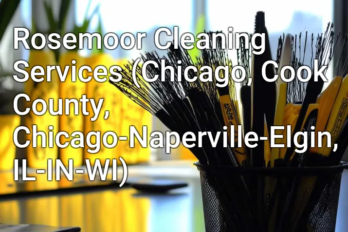 Rosemoor Cleaning Services (Chicago, Cook County, Chicago-Naperville-Elgin, IL-IN-WI)