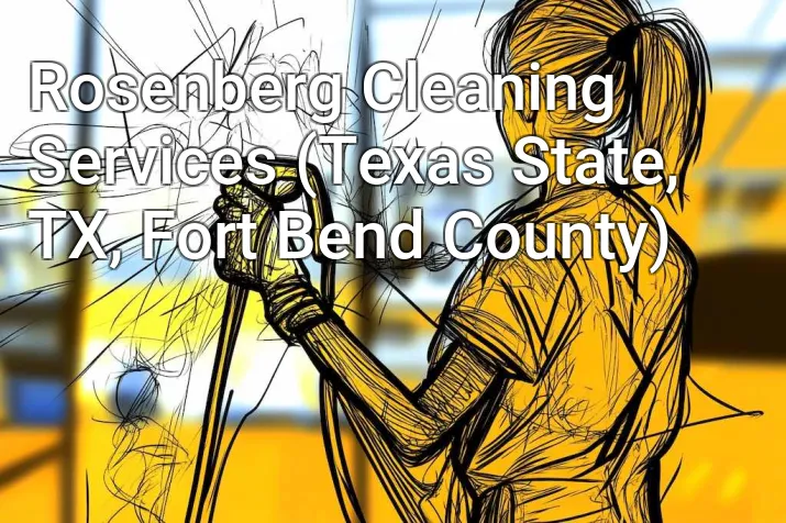 Rosenberg Cleaning Services (Texas State, TX, Fort Bend County)