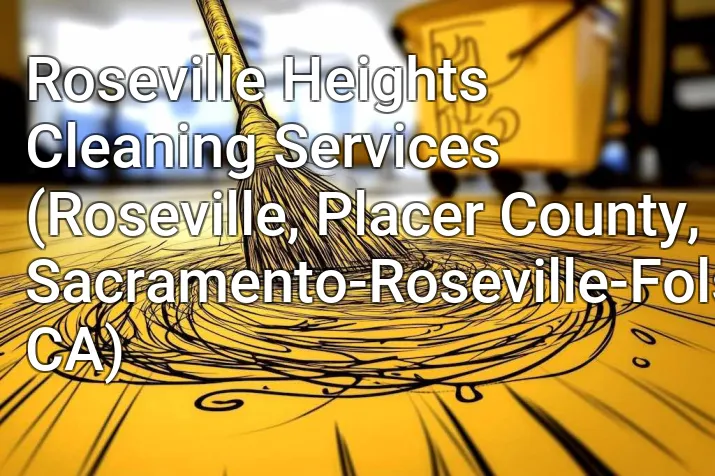 Roseville Heights Cleaning Services (Roseville, Placer County, Sacramento-Roseville-Folsom, CA)