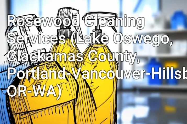 Rosewood Cleaning Services (Lake Oswego, Clackamas County, Portland-Vancouver-Hillsboro, OR-WA)