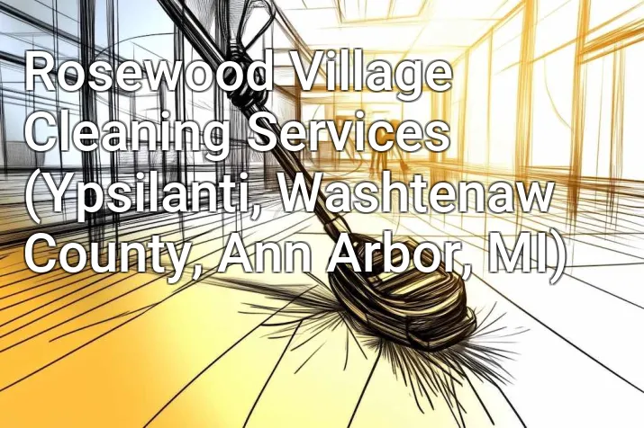Rosewood Village Cleaning Services (Ypsilanti, Washtenaw County, Ann Arbor, MI)