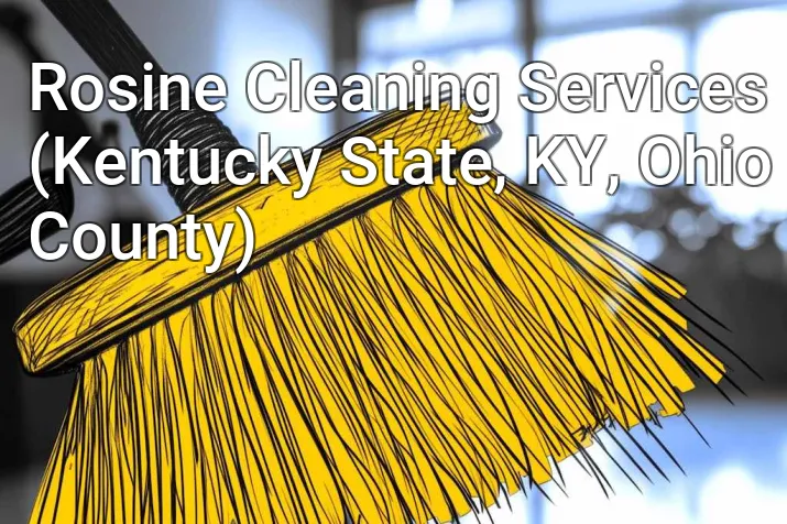 Rosine Cleaning Services (Kentucky State, KY, Ohio County)