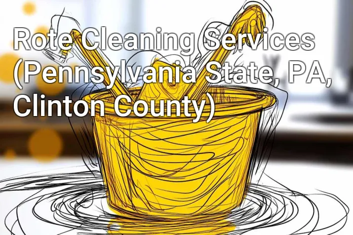 Rote Cleaning Services (Pennsylvania State, PA, Clinton County)