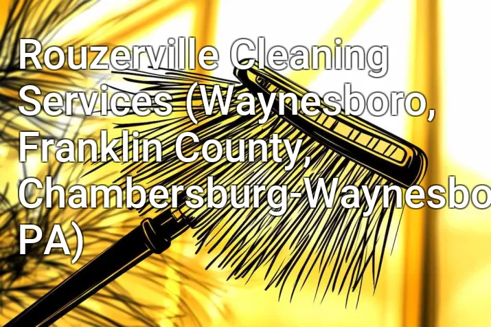 Rouzerville Cleaning Services (Waynesboro, Franklin County, Chambersburg-Waynesboro, PA)