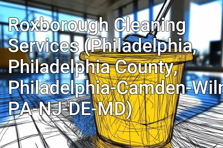 Roxborough Cleaning Services (Philadelphia, Philadelphia County, Philadelphia-Camden-Wilmington, PA-NJ-DE-MD)