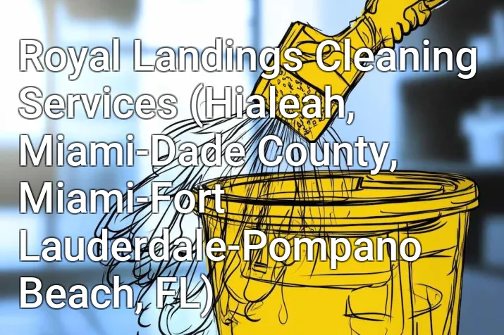 Royal Landings Cleaning Services (Hialeah, Miami-Dade County, Miami-Fort Lauderdale-Pompano Beach, FL)