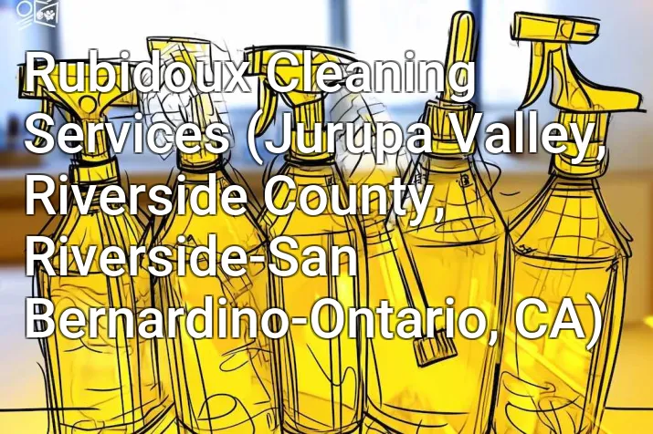 Rubidoux Cleaning Services (Jurupa Valley, Riverside County, Riverside-San Bernardino-Ontario, CA)