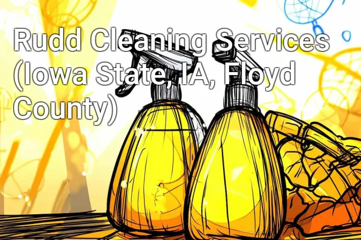 Rudd Cleaning Services (Iowa State, IA, Floyd County)