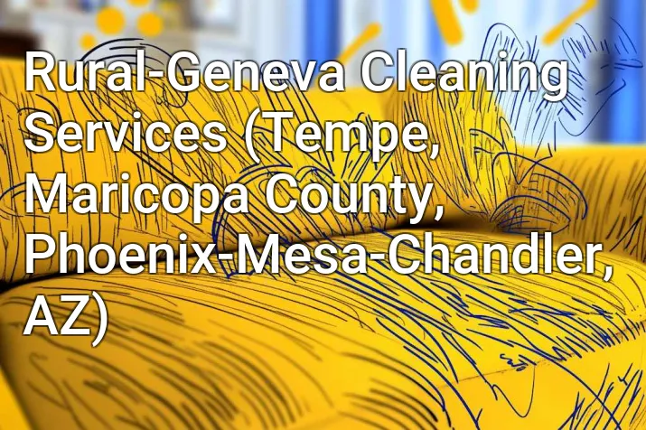 Rural-Geneva Cleaning Services (Tempe, Maricopa County, Phoenix-Mesa-Chandler, AZ)