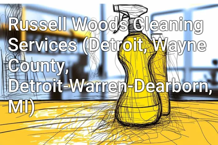Russell Woods Cleaning Services (Detroit, Wayne County, Detroit-Warren-Dearborn, MI)