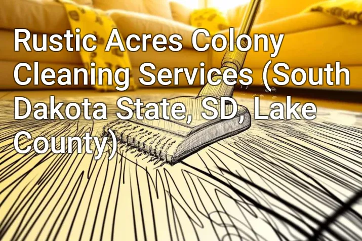 Rustic Acres Colony Cleaning Services (South Dakota State, SD, Lake County)