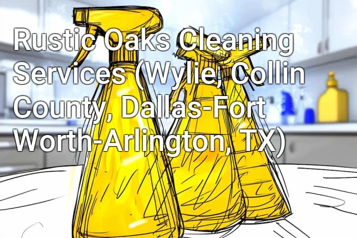 Rustic Oaks Cleaning Services (Wylie, Collin County, Dallas-Fort Worth-Arlington, TX)