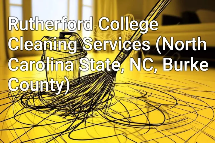 Rutherford College Cleaning Services (North Carolina State, NC, Burke County)