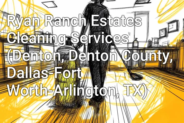 Ryan Ranch Estates Cleaning Services (Denton, Denton County, Dallas-Fort Worth-Arlington, TX)