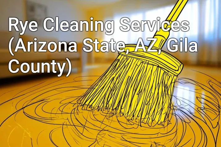 Rye Cleaning Services (Arizona State, AZ, Gila County)