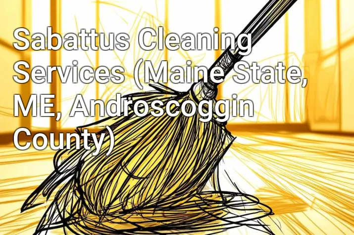 Sabattus Cleaning Services (Maine State, ME, Androscoggin County)