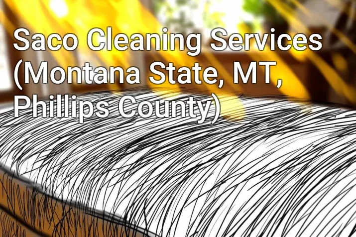 Saco Cleaning Services (Montana State, MT, Phillips County)