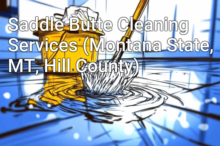 Saddle Butte Cleaning Services (Montana State, MT, Hill County)