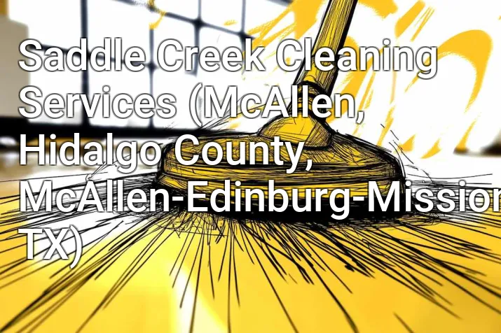 Saddle Creek Cleaning Services (McAllen, Hidalgo County, McAllen-Edinburg-Mission, TX)