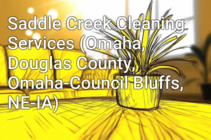 Saddle Creek Cleaning Services (Omaha, Douglas County, Omaha-Council Bluffs, NE-IA)