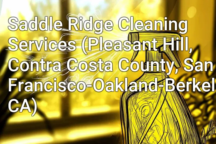 Saddle Ridge Cleaning Services (Pleasant Hill, Contra Costa County, San Francisco-Oakland-Berkeley, CA)
