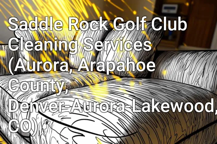 Saddle Rock Golf Club Cleaning Services (Aurora, Arapahoe County, Denver-Aurora-Lakewood, CO)