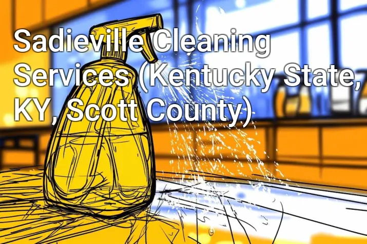 Sadieville Cleaning Services (Kentucky State, KY, Scott County)