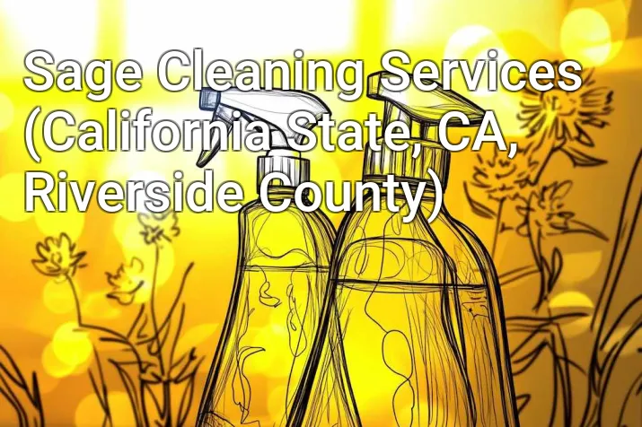 Sage Cleaning Services (California State, CA, Riverside County)