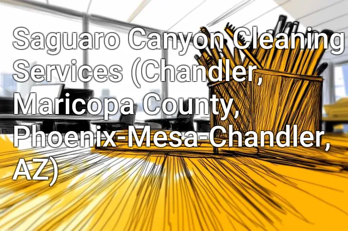 Saguaro Canyon Cleaning Services (Chandler, Maricopa County, Phoenix-Mesa-Chandler, AZ)